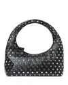Loeffler Randall Mercer Mini Leather Hobo Bag In Black