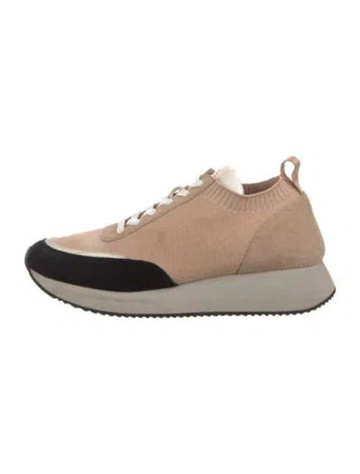 Pre-owned Loeffler Randall Mesh Sneakers In Pink