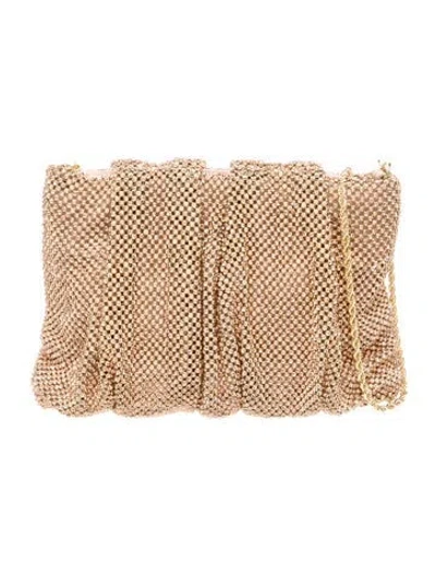 Pre-owned Loeffler Randall Metal Clutch In Multicolor