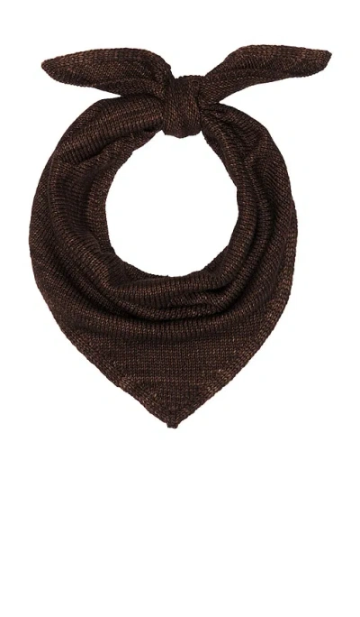 Loeffler Randall Monty Bandana In Brown