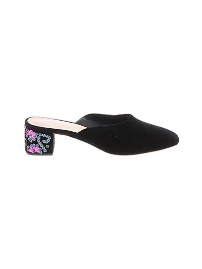 Pre-owned Loeffler Randall Mule/clog In Black