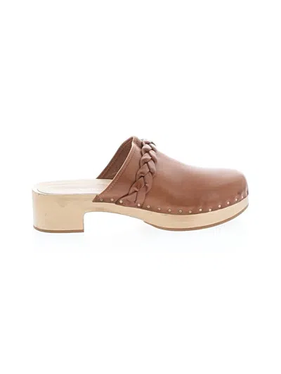 Pre-owned Loeffler Randall Mule/clog In Brown