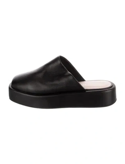 Pre-owned Loeffler Randall Mules In Black