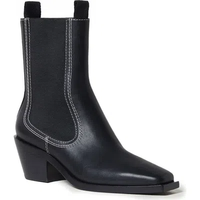 Loeffler Randall Nat Chelsea Boot In Black