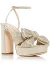Loeffler Randall Natalia Platform Sandal In Silver