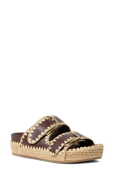 Loeffler Randall Nico Slide Sandal In Brown