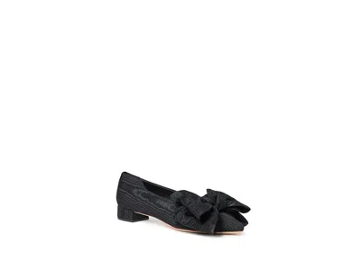 Loeffler Randall Noa Bow Flat High In Black