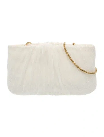 Pre-owned Loeffler Randall Nylon Top Handle Bag In Neutrals