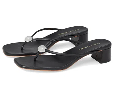 Loeffler Randall Odessa Heeled Mules W/ Hardware In Black