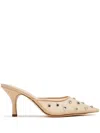 LOEFFLER RANDALL PALOMA RHINESTONE-EMBELLISHED MULES
