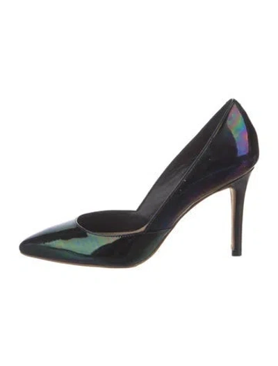 Pre-owned Loeffler Randall Patent Leather Pumps In Black