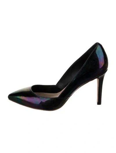 Pre-owned Loeffler Randall Patent Leather Pumps In Black