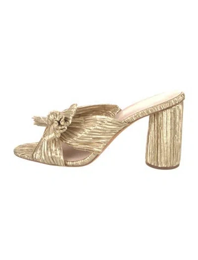 Pre-owned Loeffler Randall Patterned Slides