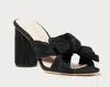 Loeffler Randall Penny Bow Heel In Black In Black