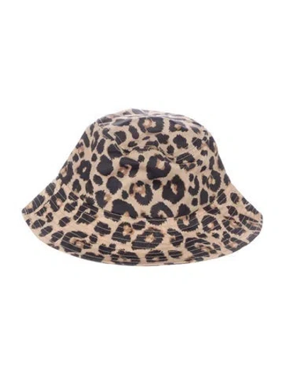 Pre-owned Loeffler Randall Polyester Pattern Print Bucket Hat