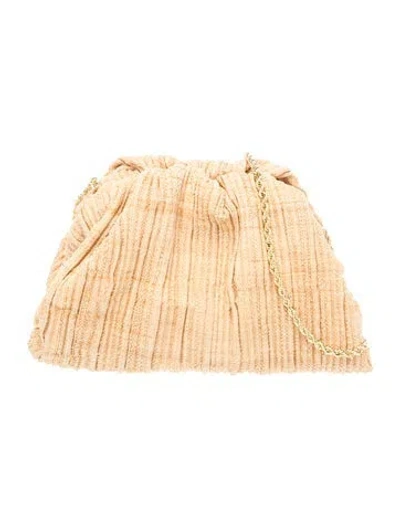Pre-owned Loeffler Randall Raffia Evening Bag In Neutrals