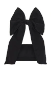 Loeffler Randall Bow Flap Shoulder Bag In 黑色