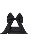 Loeffler Randall Bow Flap Shoulder Bag In Black