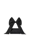 Loeffler Randall Bow Flap Shoulder Bag In Black
