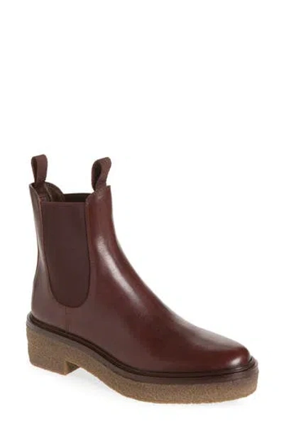 Loeffler Randall Raquel Leather Chelsea Boot In Espresso