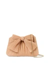 LOEFFLER RANDALL RAYNE GLITTER BEAUTY BOW SMALL CLUTCH