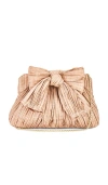 Loeffler Randall Rayne Pleated Bow Clutch In 粉红胭脂系列
