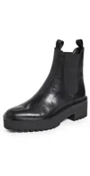 Loeffler Randall Reggie Rubber Sole Chelsea Boots Black In Black