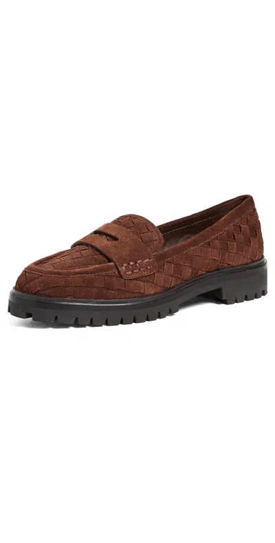 Loeffler Randall Rina Lug Sole Loafers Espresso In Brown