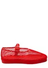 Loeffler Randall Rita Mesh Mary Jane Flats In Red
