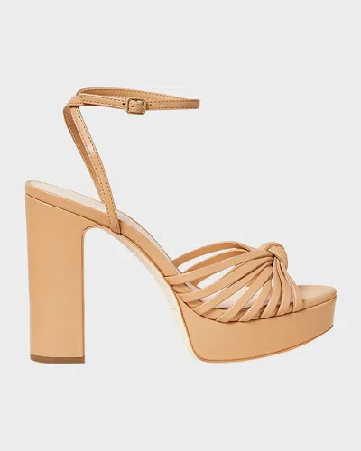 Loeffler Randall Rivka Metallic Knot Platform Sandals