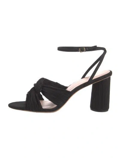 Pre-owned Loeffler Randall Sandals In Black