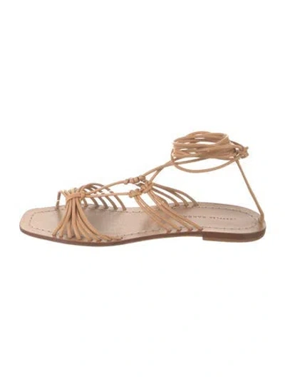 Pre-owned Loeffler Randall Sandals In Neutrals