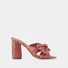 Loeffler Randall Penny Bow-detail 100mm Sandals In Pink