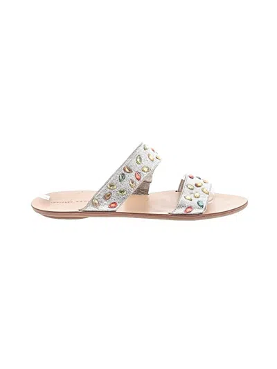Pre-owned Loeffler Randall Sandals In Silver