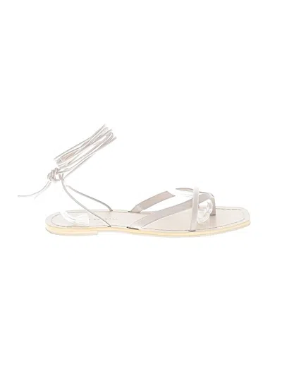 Pre-owned Loeffler Randall Sandals In Silver