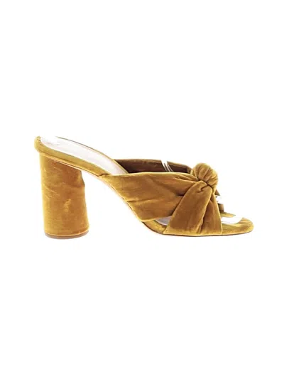 Pre-owned Loeffler Randall Sandals In Yellow