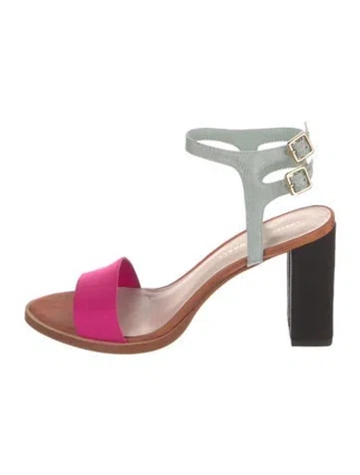 Pre-owned Loeffler Randall Satin Sandals