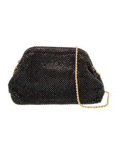 Pre-owned Loeffler Randall Sequins Minaudière In Black