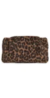 Loeffler Randall Serena Gathered Clutch Leopard In Leopard
