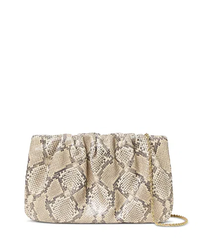 Loeffler Randall Serena Gathered Leather Clutch In Multi