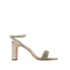 Loeffler Randall Elegant Rhinestone-embellished Medium Heel Sandals In White