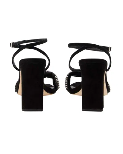 Loeffler Randall Shay Sandals -  - Black - Suede