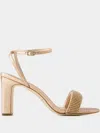 Loeffler Randall Shay Sandals - Synthetic Leather - Dune In Brown