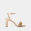 Loeffler Randall Shay Sandals - Synthetic Leather - Dune In Tan