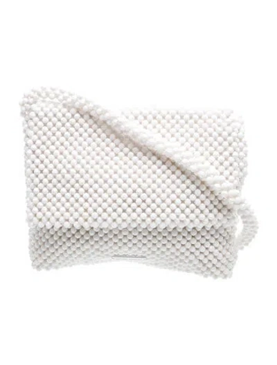 Pre-owned Loeffler Randall Shoulder Bag In White
