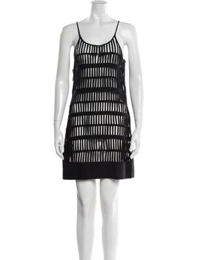 Pre-owned Loeffler Randall Silk Mini Dress