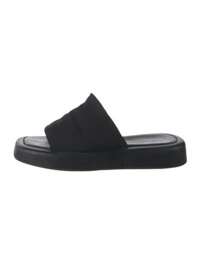 Pre-owned Loeffler Randall Slides In Black