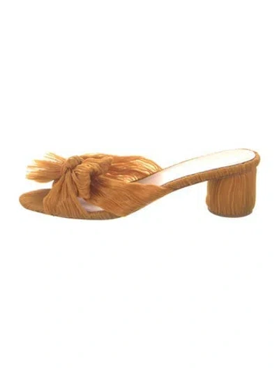 Pre-owned Loeffler Randall Slides In Orange