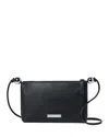 Loeffler Randall Small Leather Crossbody In Black