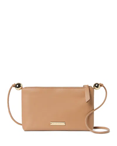 Loeffler Randall Small Leather Crossbody In Dune
